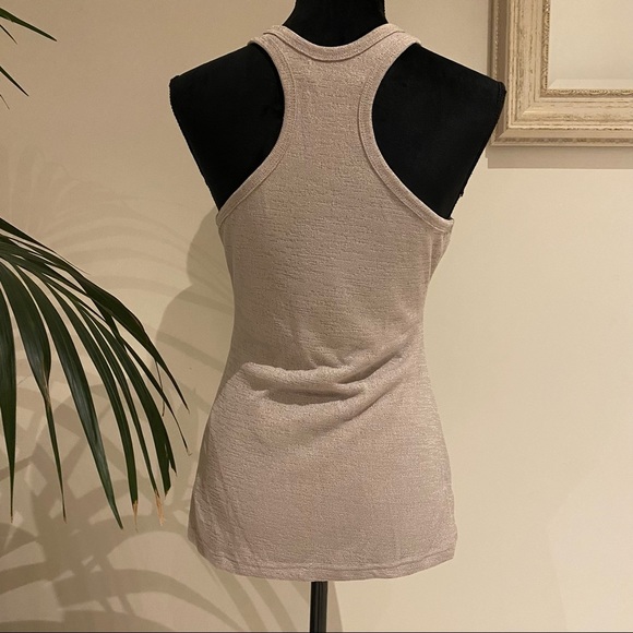 SEDUCE Knit Beige Top Stretch American Halter Neckline Fully Lined City Boho 10 - Picture 5 of 7